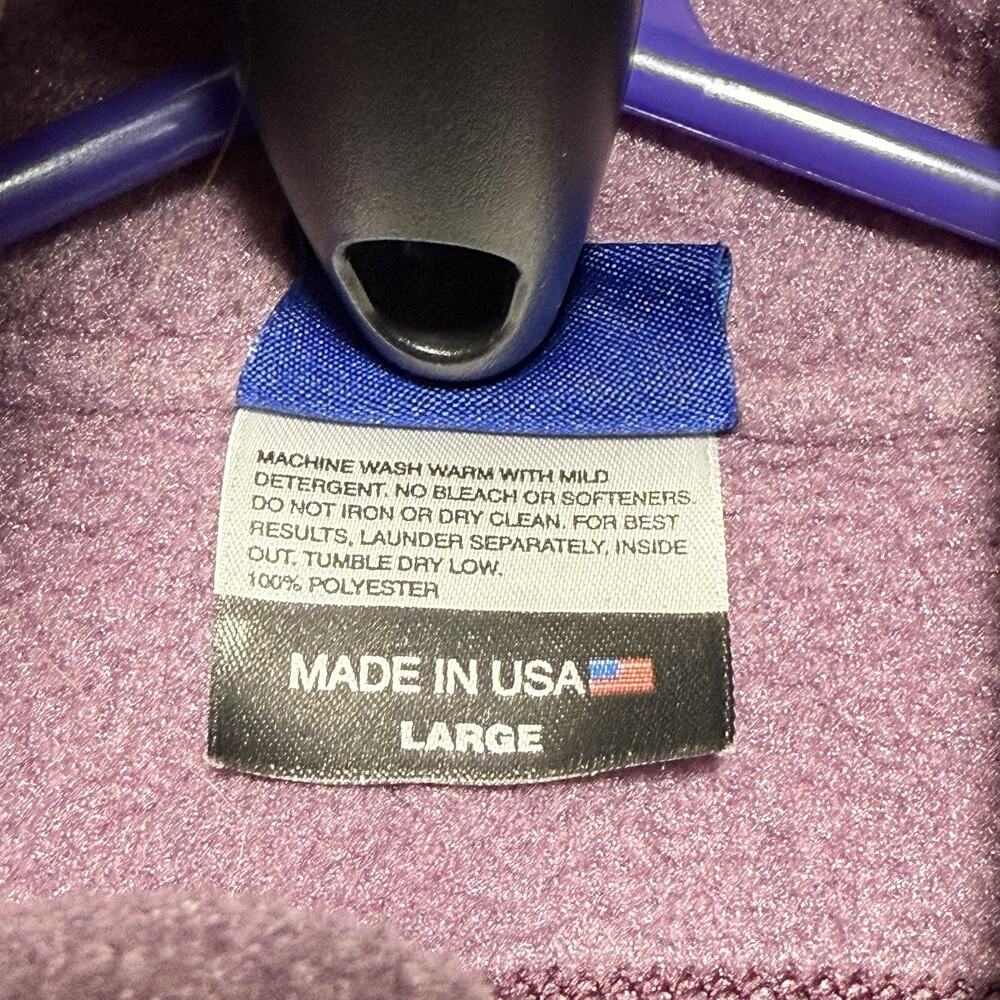 Irideon Riding Wear Fleece Equestrian Vest Women's Size Large Purple Made In USA - Picture 6 of 8
